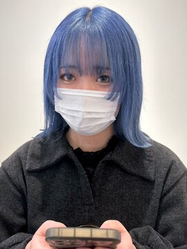 ベレーザ 渋谷(BELEZA) 3334ブルーサファイアマリンブルーウザバングビビットカラー