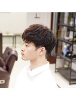 ヘアーズアウル(hair`s OWL)&nbsp;清潔感のある刈り上げツーブロックスタイル