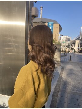 ラフ 難波店(LAFF) #黒髪#ボブルフ#ネビージュ#小顔#ワンレン