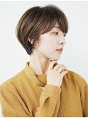 丸みが可愛い◎大人ミニーショートボブ[銀座ショートヘア／ボブ]