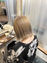 ルフレ 新宿本店2nd(Reflet)&nbsp;ホワイトベージュ/ケアブリーチ/髪質改善トリートメント