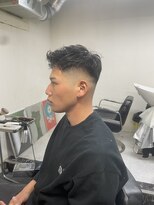 メリケンバーバーショップ フクオカ(MERICAN BARBERSHOP FUK)&nbsp;メンズカットマッシュパーマカルマパーマフェードツー