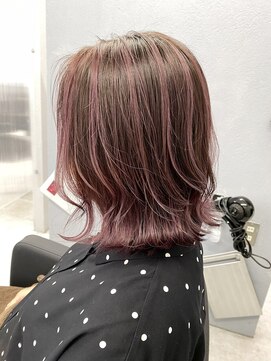 アオアクア バイ グルグル 小岩店(ao akua by GULGUL) ピンク×バレイヤージュカラー