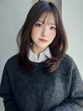 アグ ヘアー カティー ひばりヶ丘店(Agu hair cutty) 《Agu hair》鎖骨下ふんわりセミ×numberA.トリートメントオイル