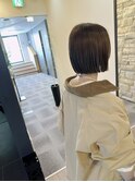 切りっぱなしボブ