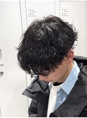 メンズ波巻きスパイラルMixツイストシャドウパーマ/新潟駅