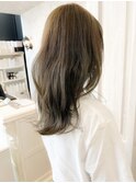 福山市イルミナカラー人気caaryオリーブグレージュ/カーキグレー