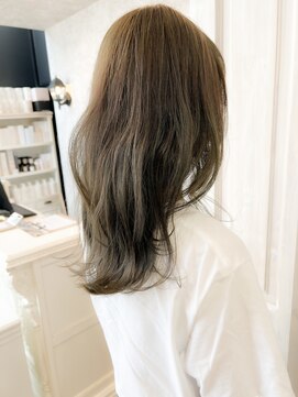 キャアリー(Caary) 福山市イルミナカラー人気caaryオリーブグレージュ/カーキグレー