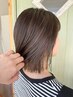 【平日20%OFF岩佐指名限定】白髪ぼかしハイライト＋カット＋トリートメント