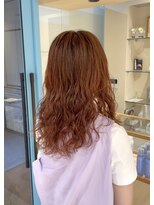 シアン 栄店(CYAN.)&nbsp;オレンジカラー×レイヤー×パーマ【大石】