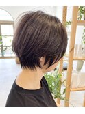 大人可愛い30代40代50代オススメショートレイヤーボブ♪