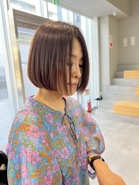 カケル(×.) 30代、40代大人ボブ/サラ艶ボブ