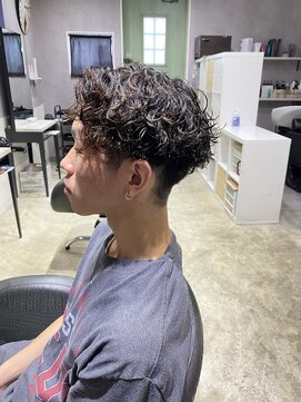 ミオ(Mio) 滋賀/南草津/メンズ美容室/波巻きツイストスパイラルパーマ