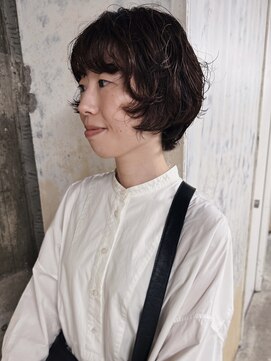 ロジ(loji) ゆとりマッシュショートと、パーマ