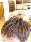 ふんわりポイントパーマ