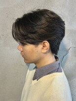 ニアウ 高崎店(Niau)&nbsp;メンズセンターフェザーパーマ群馬高崎眉毛韓国ウルフ