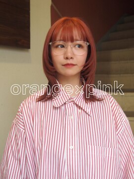 コレットヘアー ザモリオカ(Colette HAIR the MORIOKA) -kanna-♪オレンジ×ピンク×フェイスレイヤー♪