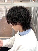 ワンズナゴヤ 名古屋栄店(ONE's NAGOYA) 韓国マッシュスペインカールスパイーキーショートブルーブラック