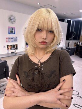 キング 高槻(K!ng) 縮毛矯正髪質改善ハイライトレイヤーカット枚方美容室エクステ