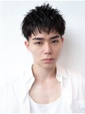 束間/短髪/黒髪/ツーブロック/刈り上げ/モテ/センターパート