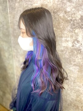 イエローコーン 金沢文庫店(YELLOW CORN) イヤリングカラー/インナーカラー/ケアブリーチ/ダブルカラー