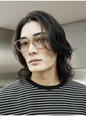 渋谷スパイラルパーマメンズボブウルフカットメンズミディアム