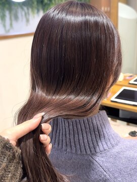 ビューブルー 亀戸錦糸町(VIEW BLUE) ◎小顔前髪顔まわり暗めカラーくびれロングミディアム