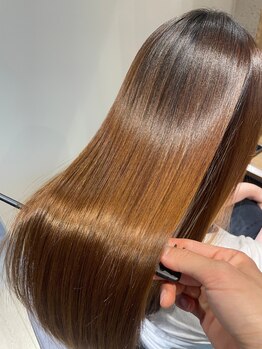 ランド 西宮店(LAND)の写真/【阪神西宮駅★徒歩30秒】髪質改善トリートメント、髪質改善ストレートを使い分け、滑らかな質感のツヤ髪へ