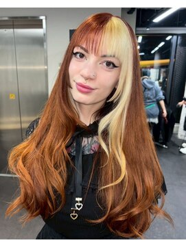 ヌル 原宿店(Null) セクションカラー/ケアブリーチ/ブリーチカラー/原宿/表参道