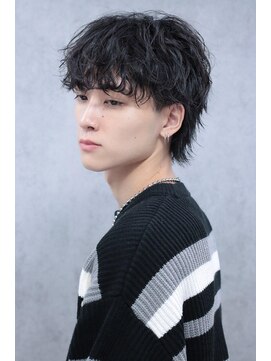 リップスヘアー 千葉(LIPPS hair) 波巻きシースルーマッシュウルフ