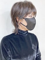 モリオフロムロンドン 松戸店(Morio from London)&nbsp;【松戸　ムラマツ】大人かわいいレイヤーウルフヘアアッシュ
