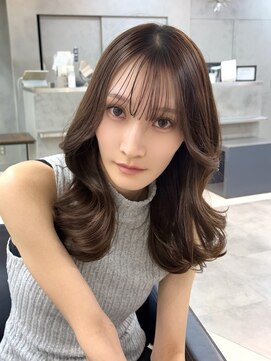 ヴェイン 渋谷(vain) シースルーバングくびれヘアローレイヤー