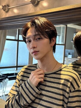 メンズココ 日本橋店(MENS COCO) シースルーセンターパート ダウンパーマ