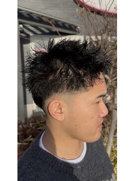 アンジュ グリーンパーク店(ange) Fade×ピンパーマ