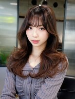 シオン(shion)&nbsp;似合わせカット韓国ヘアロング大人ガーリー_ba581041
