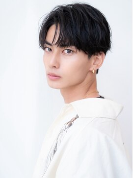 エフエム 明大前(FM) MEN’SHAIR×ナチュラルセンターパート/フェザーパーマ/メンズ