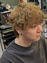 メルシー(merci)&nbsp;【merci古河店】波巻きパーマ×オリーブベージュ