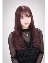 エートス(ethos)&nbsp;三好市美容室 艶ラベンダーボルドーロング