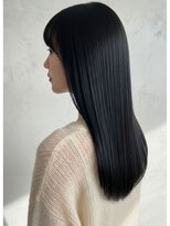 ルノヘアー(Lunohair)&nbsp;◎髪質改善トリートメント×艶感ストレート×黒髪/艶カラー