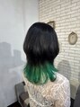 ミミ ブランシェ(Mimi Branche)&nbsp;ガッツリレイヤーに毛先カラー相性抜群です！