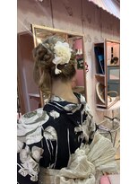 ミーネピンク 行徳(Miene Pink)&nbsp;ヘアアレンジ＊まとめ髪＊浴衣着付☆_Pink行徳駅 妙典駅 浦安駅