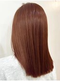 ブラウンオレンジ×艶髪
