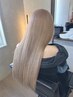 複雑履歴やブリーチロングリタッチなどお客様専用/ケアブリーチ+オンカラー