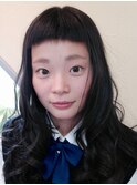 超短め☆パッツンバング♪