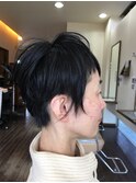 大人のアシメショート