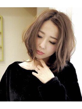 ヘアカフェ コトノハ(hair cafe Kotonoha) 【コトノハ】かきあげ前髪大人モードボブ全国6位大人ガーリー