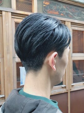 ニット 銀座(knit) 黒髪/かき上げ/ビジネス/2ブロック/20代30代40代《knit銀座》