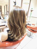 ネオリーブチノ 登戸店(Neolive cino)&nbsp;デザインカラー グラデーション シナモンベージュ