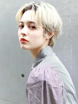 ラフィスヘアー ファン 池袋店(La fith hair fun) 【La fith】 ホワイトベージュ×ショート