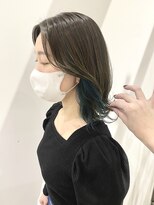 ビューティーマーケット アングゥ イオンモール名取(BEAUTY MARKET ungu)&nbsp;ナチュラルインナーブルーカラー